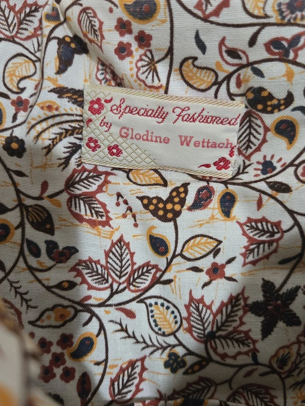 Vintage 70s Handmade Twee Quilted Tote Bag - Cottagecore x Librarian